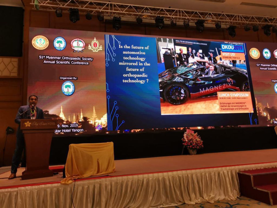 Plenary lecture at the 51st Myanmar Orthopaedic Association Meeting