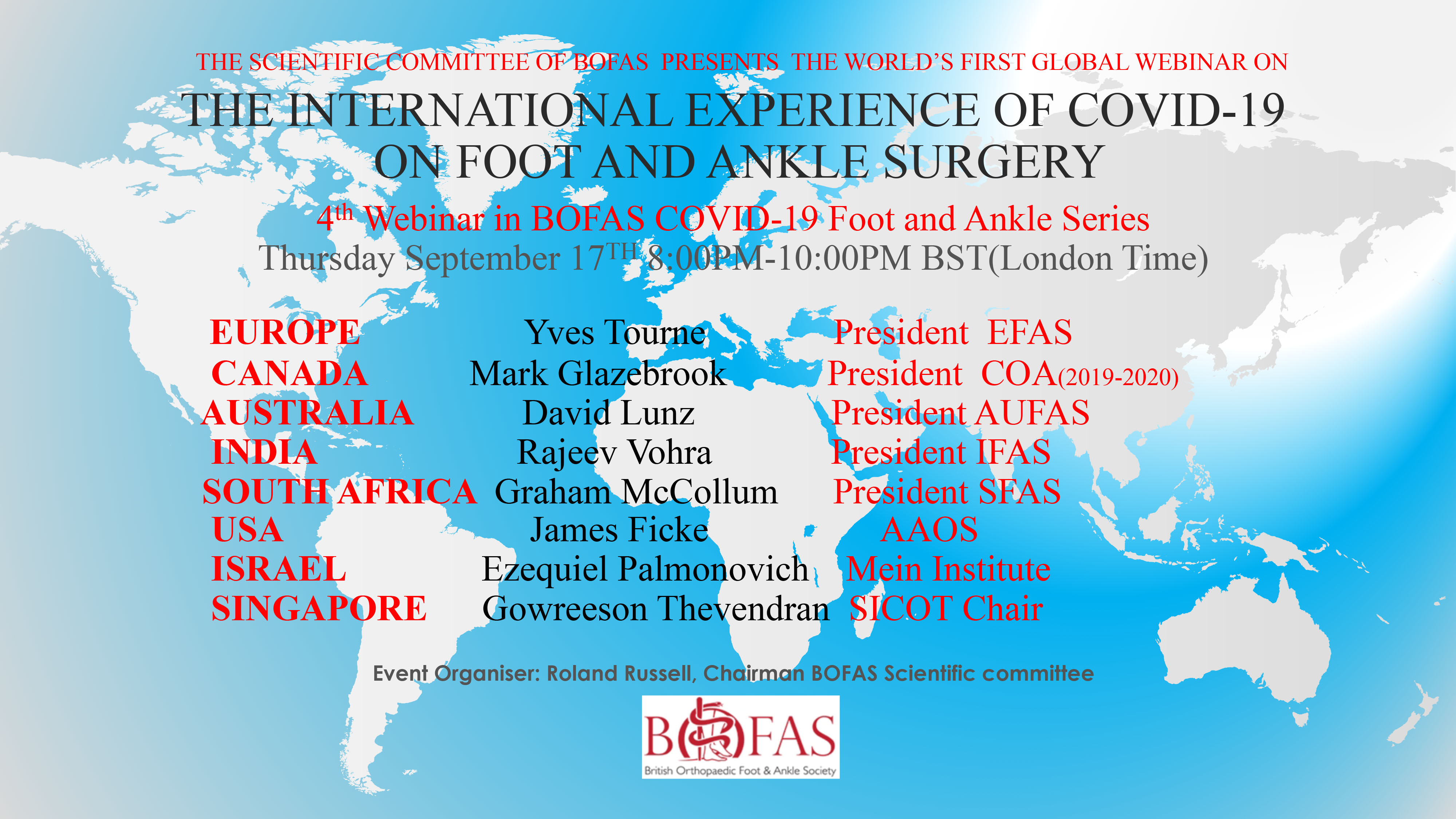International Experience of Covid-19 on Foot & Ankle Surgery