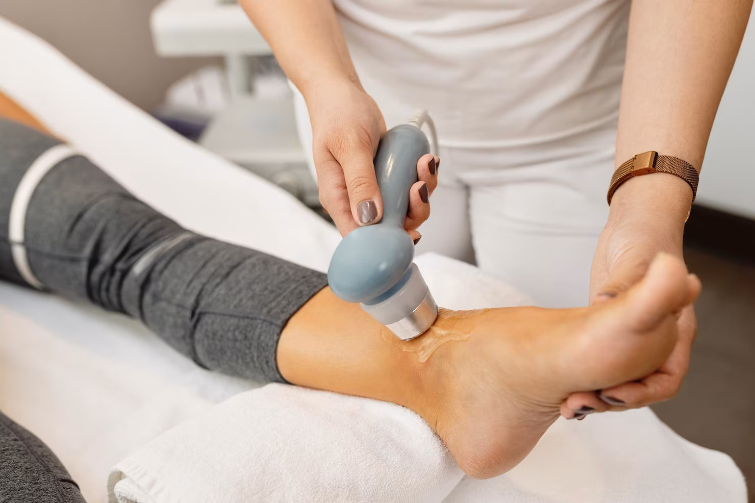 therapist treating client s joint