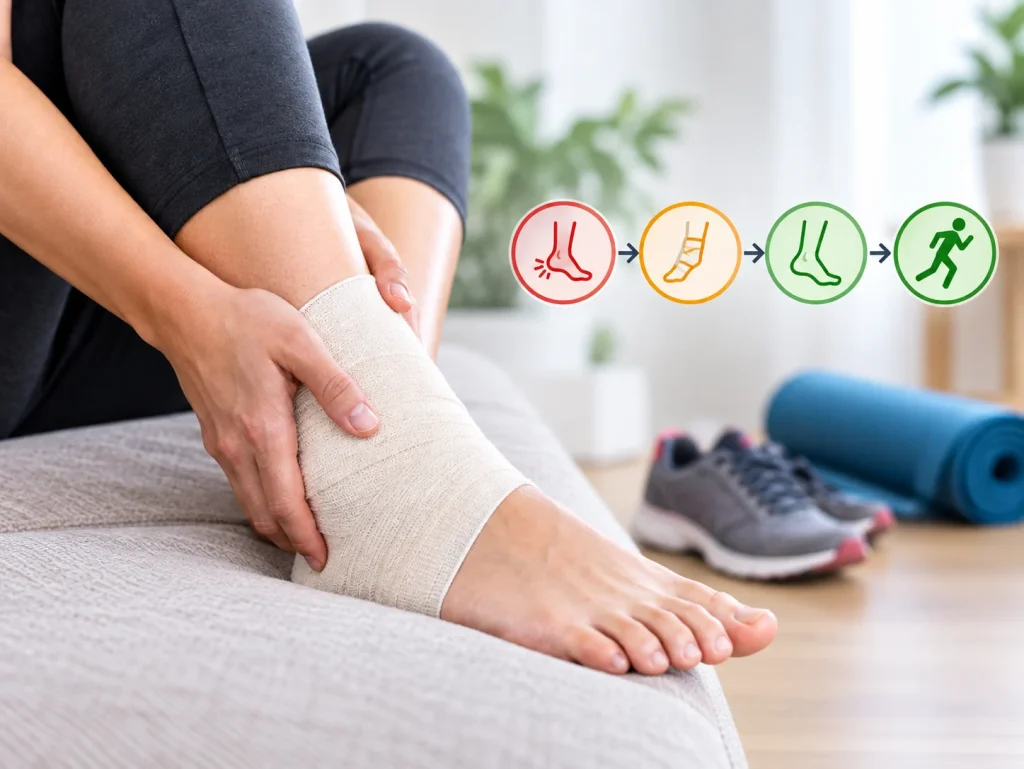 ankle sprain recovery time